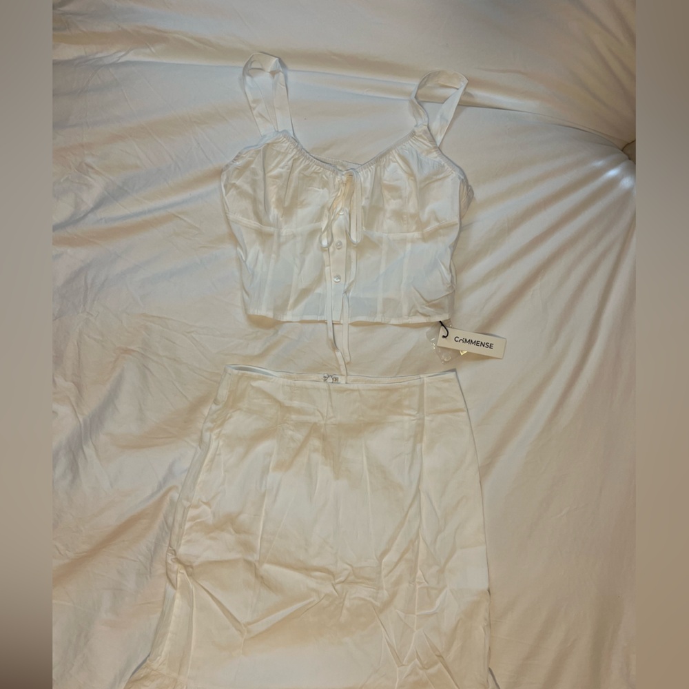 Commense White Two-Piece Set - Picture 7 of 12